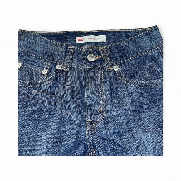Levi's  514 Straight Kids Blue Jeans - Picture 3 of 4